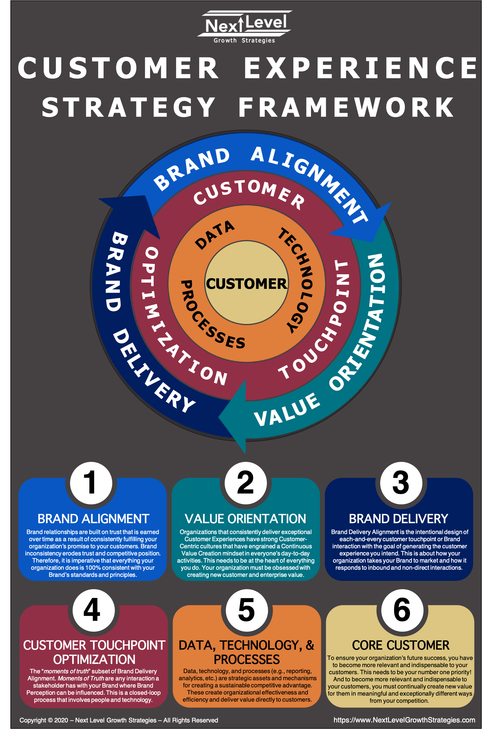 Customer Experience Strategy Framework Infographic Next Level Growth